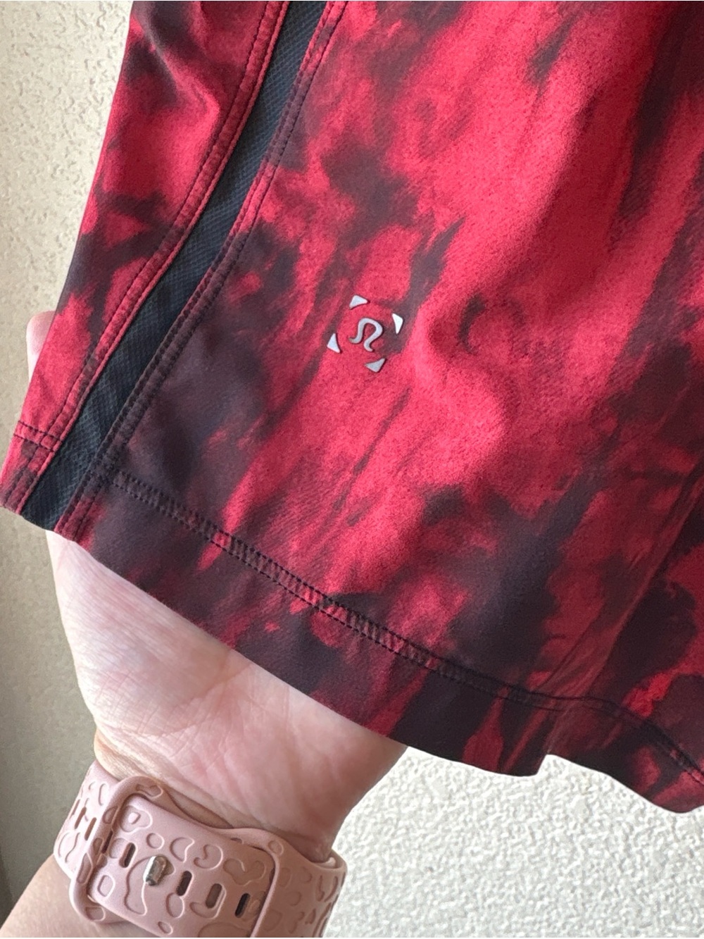 Lululemon Men’s Pace Breaker Short 7” Linerless Size Medium Game Day Red GDBM